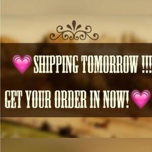 📫📦💌Shipping orders out tomorow morning📬